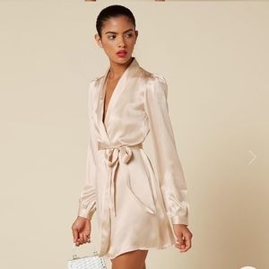 Reformation Shaylin Dress in Cream